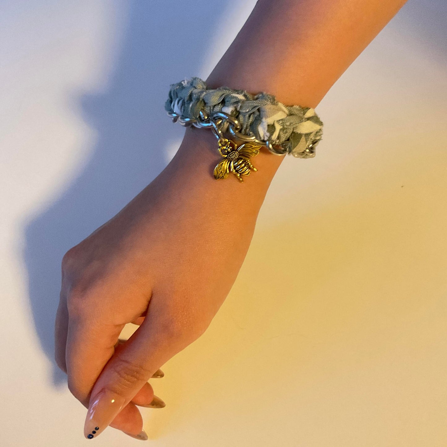 ペットペア<dog collar & bracelet>グリーン